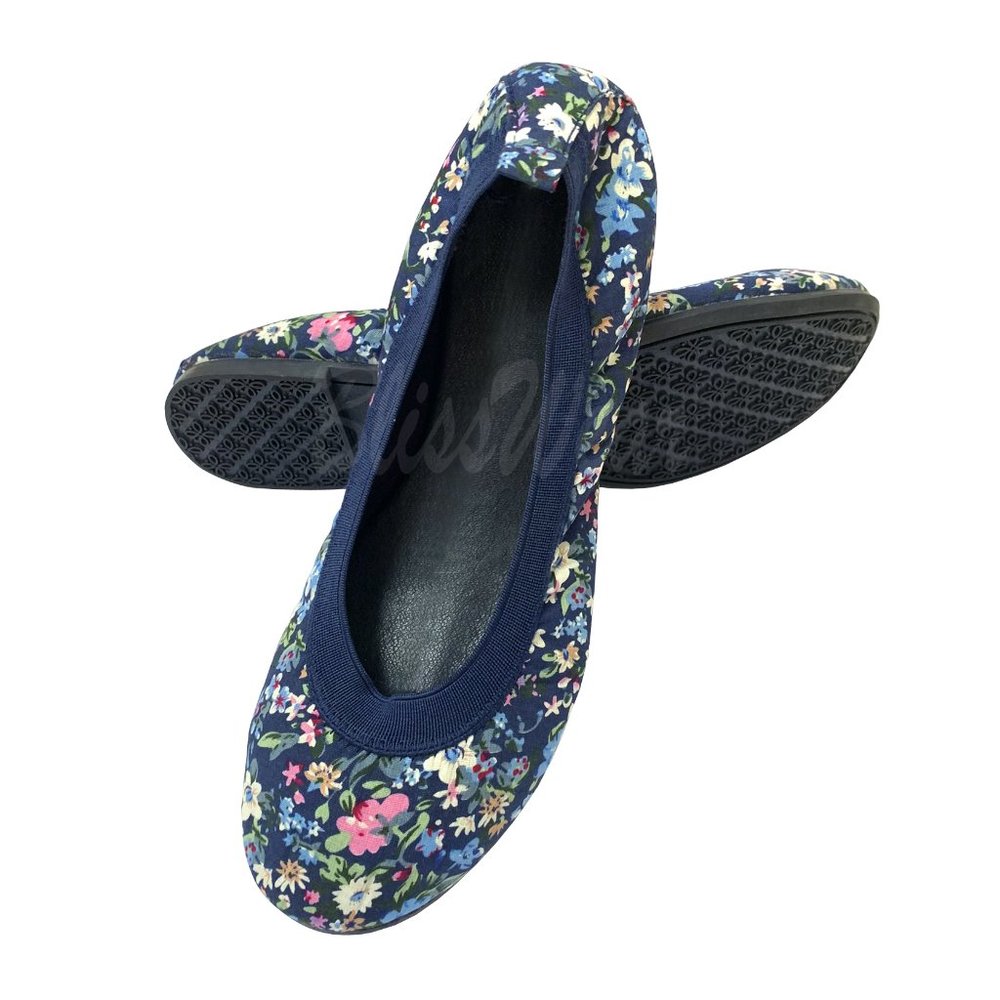 Ballet Flats Floral Print
